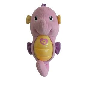 Fisher-Price Soothe & Glow Seahorse Pink Musical Plush Baby Toy M5664 2008